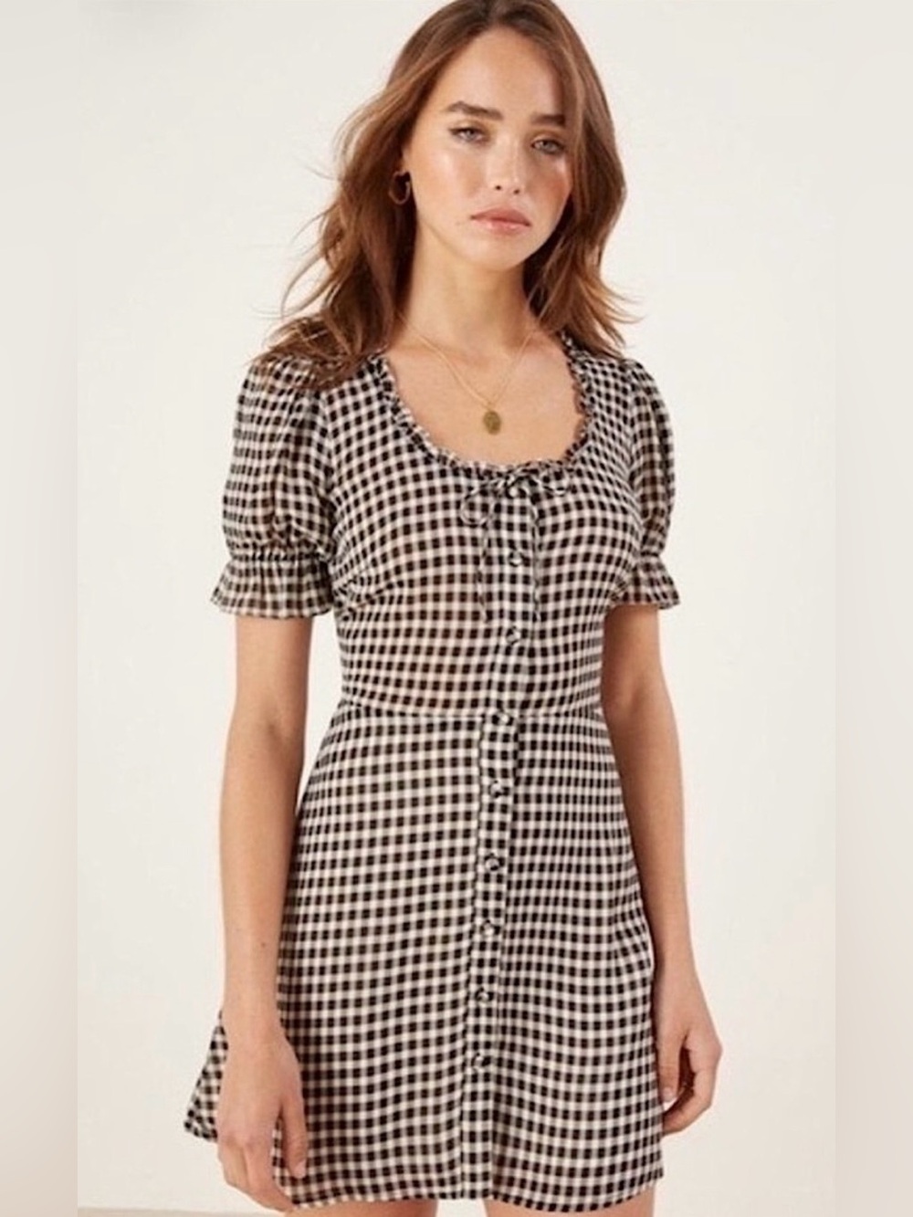 Reformation Paige Gingham Dress
